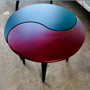 1950s Vintage Modulus Yin Yang Side Table - Set of 2